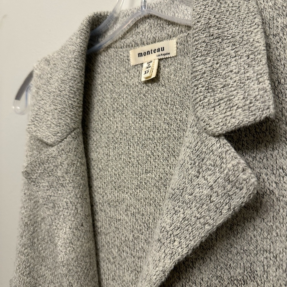 Women’s casual sweater vest. Gray color